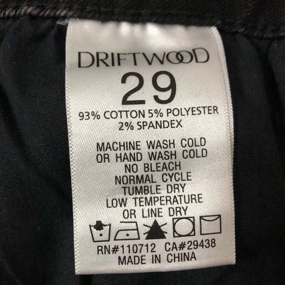 Black Driftwood All-Over Embroidered Cheetah Jackie High Waist Jeans Size 29 - Picture 6 of 7